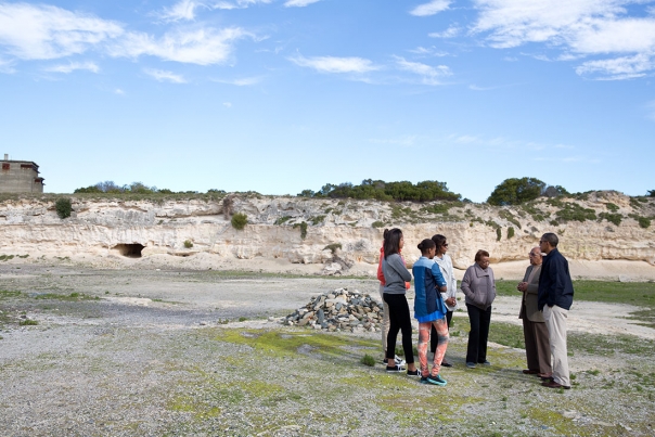 The First Family Tours the Lime Quarry on Robben Island