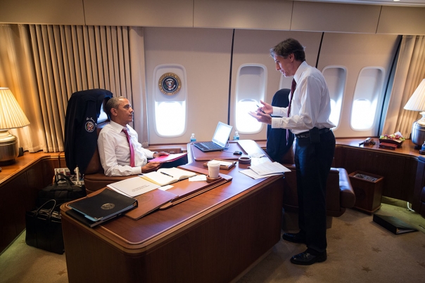 President Obama is Briefed by Deputy National Security Advisor Tony Blinken 