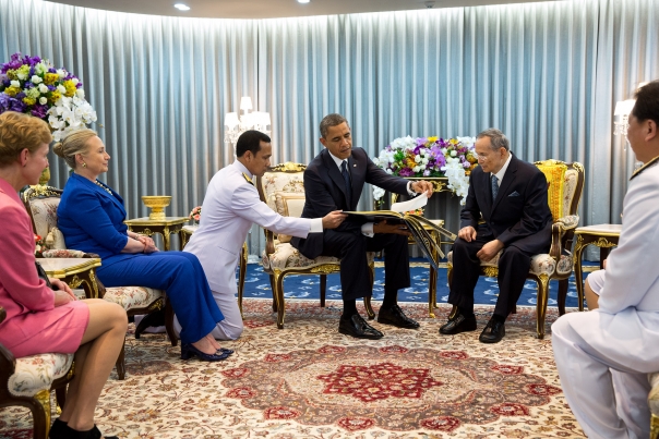 Meeting With King Bhumibol Adulyadej