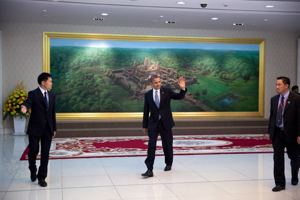 President Obama Arrives At Peace Palace