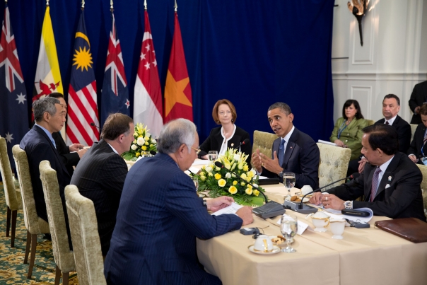 President Obama Attends The TPP Meeting