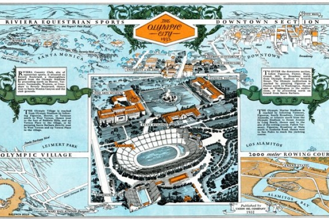 ancient olympic stadium map