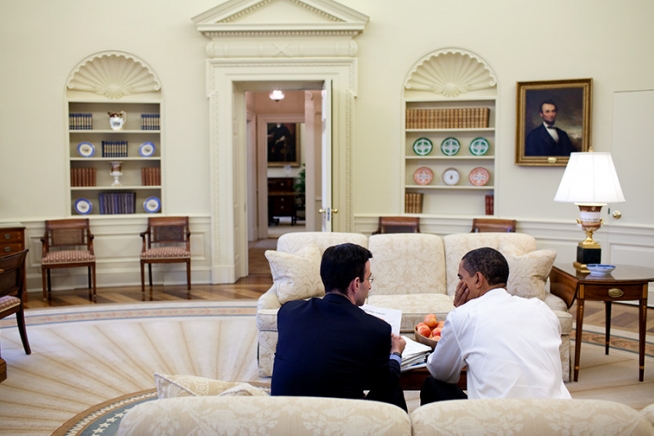 Obama and Orszag in the Oval Office | The White House