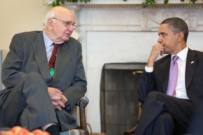 The President Meets With Paul Volcker Before Announcing "the Volcker ...