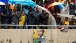 11 South Africans in the Rain at the Memorial Service