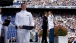 President Barack Obama chest-bumps a graduate at the U.S. Naval Academy 