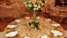 Table setting and decoration for the State Dinner for President Jiang of China hosted by President and Mrs. Clinton