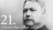 21. Chester Alan Arthur 