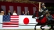 President Obama Watches Archers On Horseback At The Meiji Shrine