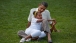 President Barack Obama sits with daughter Sasha