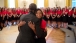 American Legion Girls Nation delegate Johnsenia Brooks hugs President Obama 