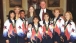 President Clinton, First Lady Hillary Rodham Clinton and Chelsea Clinton  with the U.S. Olympics Women's Gymnastics team