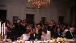 State Dinner for Emperor Haile Selassie I of Ethiopia. Seated L-R: Hon. Nicholas Katzenbach, Mrs. Robert McNamara, Emperor Haile Selassie I, Lady Bird Johnson, H.E. Ras Mesfin Sileshi, Chief Justice Earl Warren. State Dining Room.