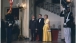 President and Mrs. Nixon and General Secretary Leonid Brezhnev of the Central Committee of the Communist Party of the U.S.S.R. enroute to the Blue Room to receive dinner guests.