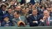 Richard Nixon at the Washington Senators Versus the New York Yankees Game on Opening Day