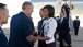 President Barack Obama and First Lady Michelle Obama Arrive in Tucson