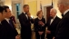 President Obama And President Hu Of China Talk With Former President Jimmy Carter