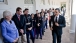 President Obama Jogs Past Staff on the Colonnade