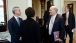 Chief of Staff Bill Daley and Senior Advisor Valerie Jarrett greet Chicago Mayor-elect Rahm Emanuel