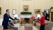 President Barack Obama Passes A Football With Prime Minister Gillard