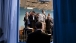 President Barack Obama Is Introduced During A Town Hall Meeting