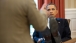 President Barack Obama Is Briefed On Arkansas Tornado Damage