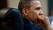 President Obama Listens During a Meeting