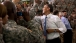 President Obama and Vice President Biden Shake Hands with Troops 