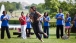 First Lady Michelle Obama Participates in the “Pit Crew Challenge” 