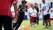 First Lady Michelle Obama at the "Let's Move!" Event with the NFL