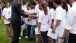 President Shakes Hands