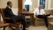 President Barack Obama Meets With Interim Chief of Staff Pete Rouse
