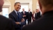 President Barack Obama with Chilean Mine Rescuers