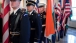 Honor Guard Lines Up for Prime Minister Singh of India 