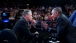 President Obama talks with Jon Stewart between segments