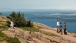 President Barack Obama and his family hike at Acadia National Park