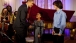 President Barack Obama greets young musicians Sujari Britt, 8, and Josh Yoder,16