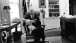 President Lyndon B. Johnson with Yuki in the Oval Office.