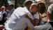 President Barack Obama Greets Audience After Economy Remarks in Denver