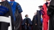 The First Lady Walks On Stage For The Commencement