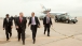 President Barack Obama walks with Missouri Gov. Jay Nixon