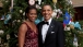 Christmas First Family: Obamas 2010 in front of Tree