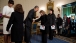 President Obama and First Lady Michelle Obama Greet Visitors