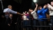 President Obama greets audience members at Ivy Tech Community College