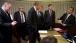 The President Talks With Advisors