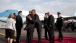 The President And President Peres Embrace