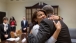 President Obama hugs Kemba Smith