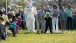 President Obama, Mrs Obama, Sasha and Malia with “Kid President” Robby Novak on the South Lawn for the 2013 White House Easter Egg Roll, April 1, 2013. 