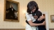The First Lady Embraces Keniya Brown