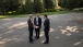 President Obama Talks With Rob Nabors And Denis McDonough
